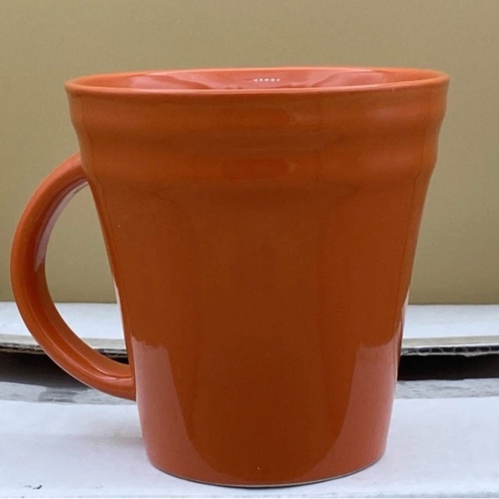 Rachael Ray Orange Ceramic Dining Mug